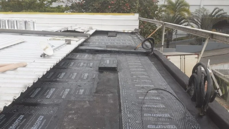 impermeabilização de laje com manta asfaltica