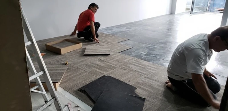 instalação de laminado