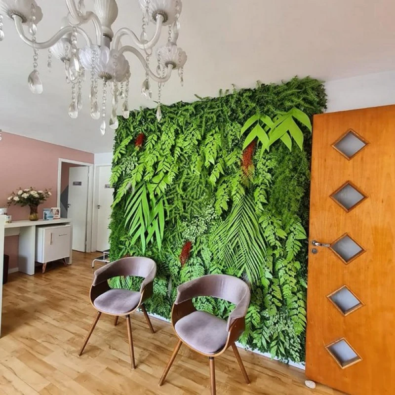 jardim vertical com flores