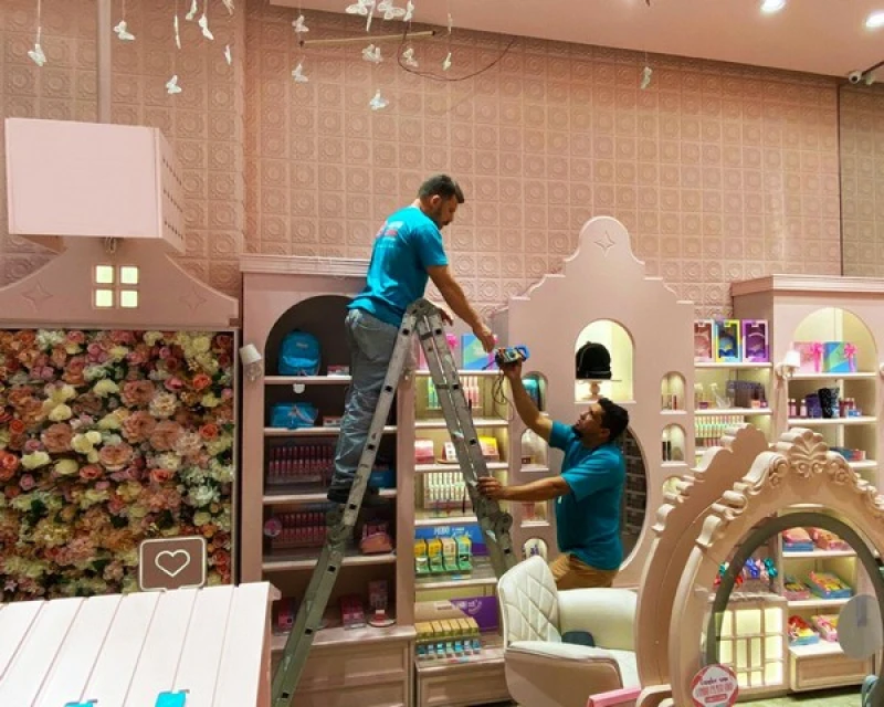 manutenção de shopping center