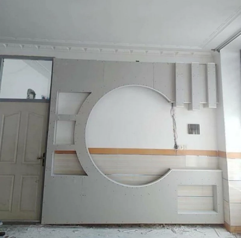 parede de gesso drywall