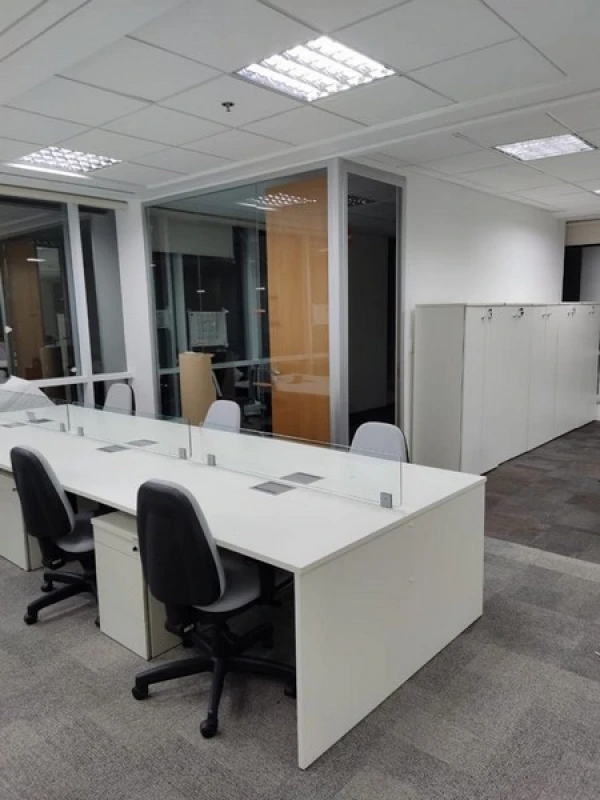 troca de layout de escritório